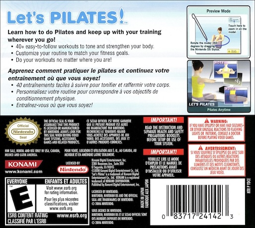 Let's Pilates! — box-2D-back (US)