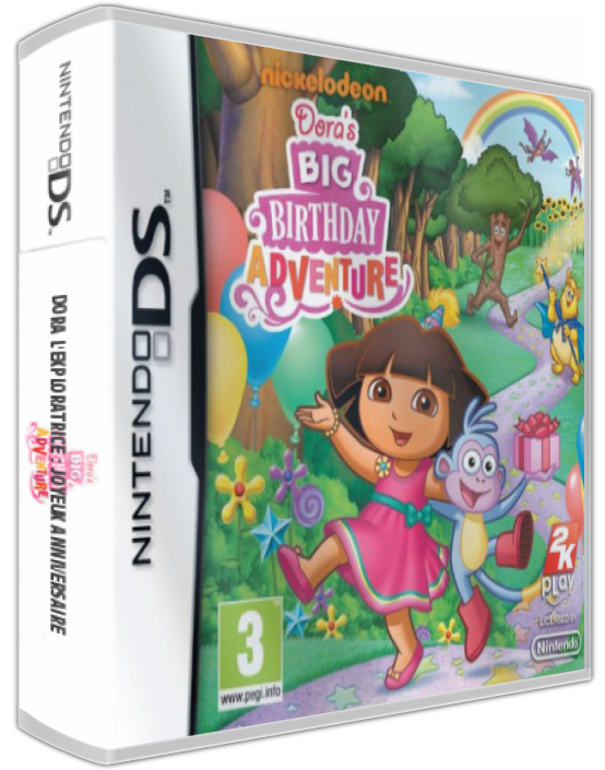 Dora L'exploratrice - Joyeux Anniversaire — box-3D (EU)