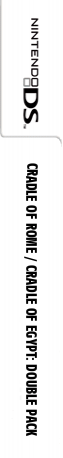 Double Pack - Cradle of Rome + Cradle of Egypt — box-2D-side (EU)