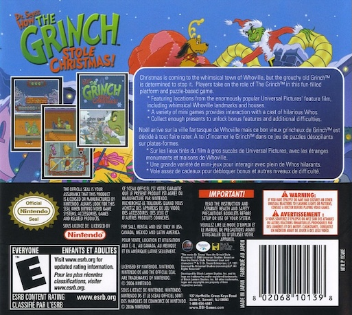 Grinch Who Stole Christmas, The — box-2D-back (US)