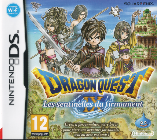 Dragon Quest 9 - Sentinels of the Starry Skies — box-2D (FR)
