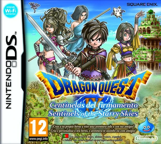 Dragon Quest 9 - Sentinels of the Starry Skies — box-2D (SP)