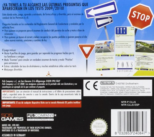 Driver License Trainer Italia — box-2D-back (SP)