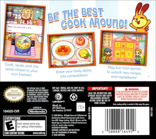 Happy Cooking — box-2D-back (US)