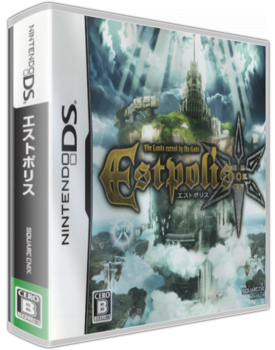 Estpolis - The Lands Cursed By The Gods — box-3D (JP)