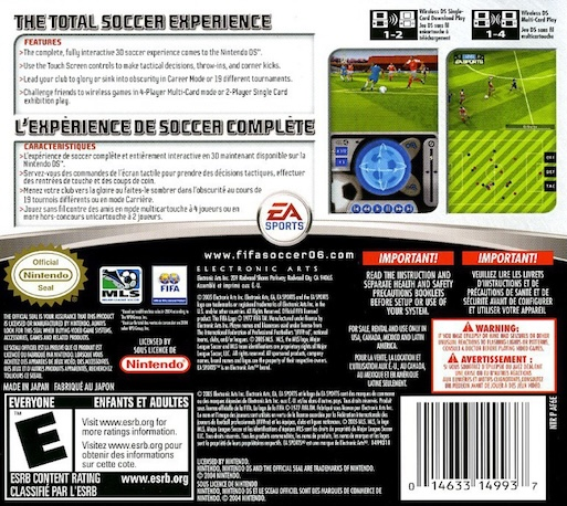 FIFA 06 — box-2D-back (US)