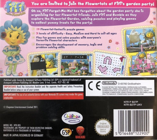Fifi and the Flowertots - Fifi's Garden Party — box-2D-back (EU)