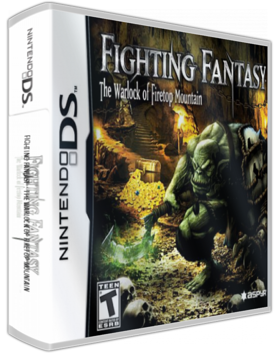 Fighting Fantasy - The Warlock Of Firetop Mountain — box-3D (US)
