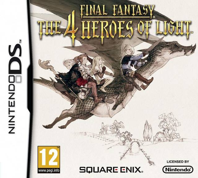 Final Fantasy - The 4 Heroes Of Light — box-2D (EU)