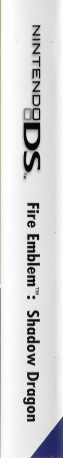 Fire Emblem - Shadow Dragon — box-2D-side (DE)