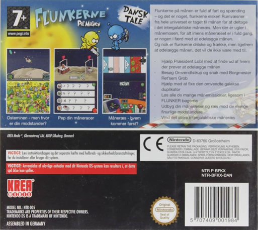 Flunkerne - Paa Maanen — box-2D-back (EU)