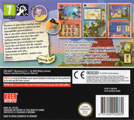 Flunkene Pirater — box-2D-back (NO)