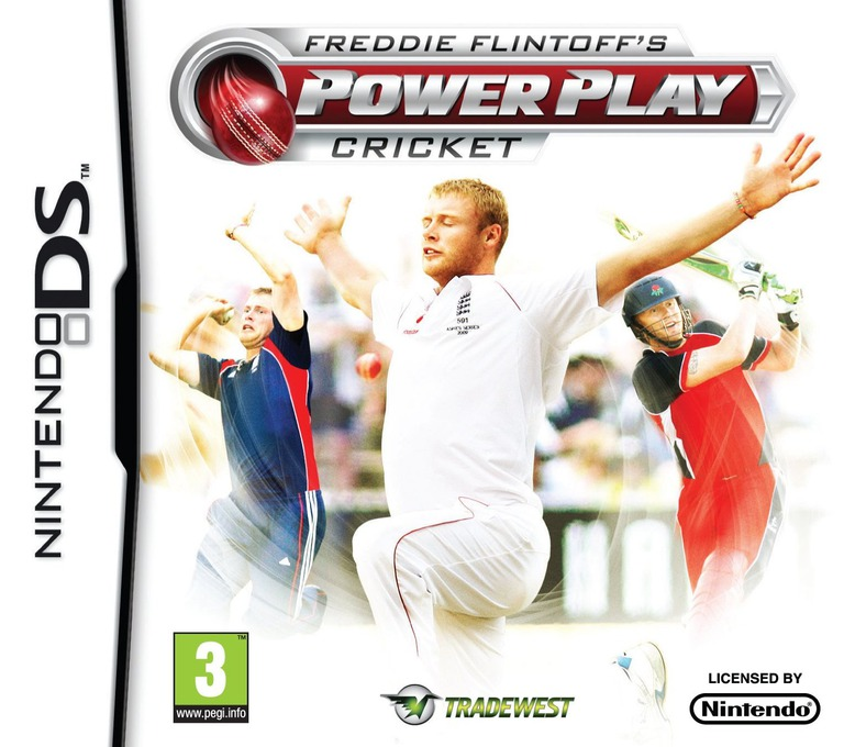 Freddie Flintoff's Power Play Cricket box art