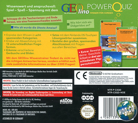 GEOlino PowerQuiz - Wissen fuer Kinder — box-2D-back (DE)