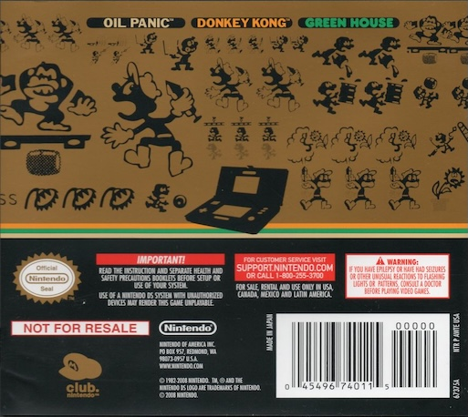 Game And Watch Collection — box-2D-back (US)