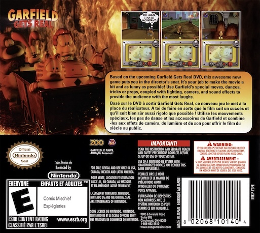 Garfield Gets Real — box-2D-back (US)