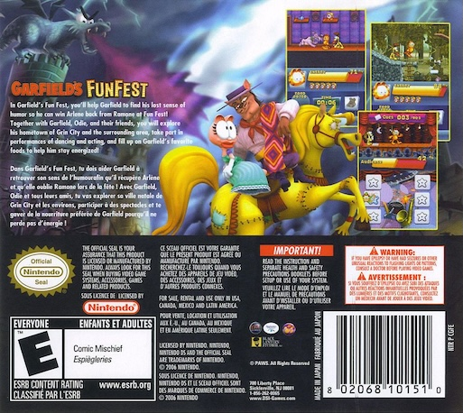 Garfield's Fun Fest — box-2D-back (US)