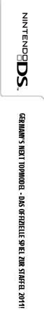 Germany's Next Topmodel - Das offizielle Spiel zur Staffel 2011! — box-2D-side (DE)