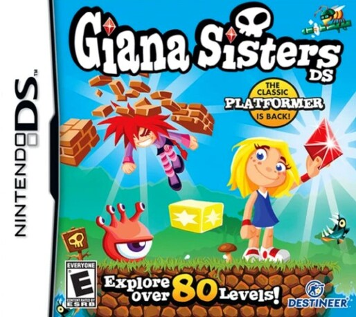 Giana Sisters DS box art