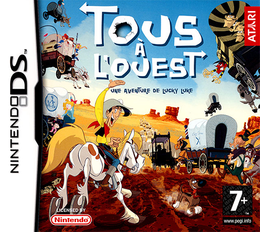 Go West! - A Lucky Luke Adventure — box-2D (FR)
