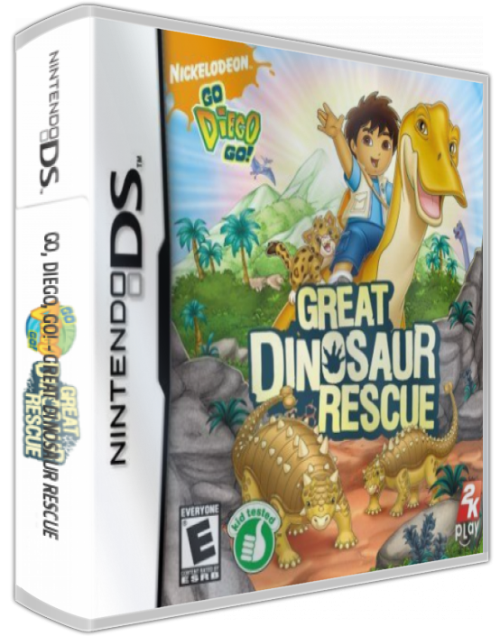 Go, Diego, Go! - Great Dinosaur Rescue — box-3D (US)
