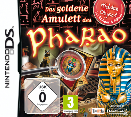 Goldene Amulett des Pharao, Das box art