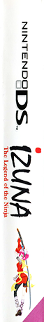 Izuna - The Legend Of The Ninja — box-2D-side (EU)