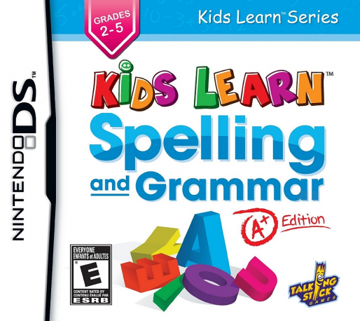 Kids Learn : Spelling and Grammar : A Edition box art