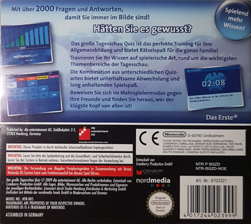 Grosse Tagesschau Quiz, Das — box-2D-back (DE)