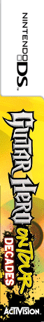 Guitar Hero - On Tour Decades — box-2D-side (US)