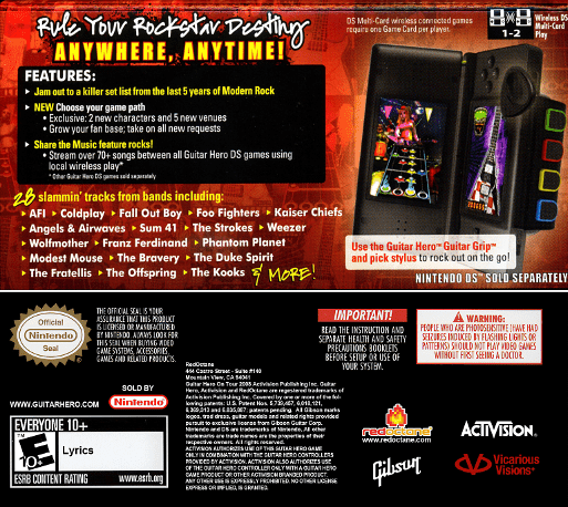 Guitar Hero - On Tour Modern Hits — box-2D-back (US)