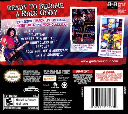 Guitar Rock Tour — box-2D-back (US)