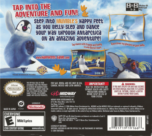 Happy Feet — box-2D-back (US)