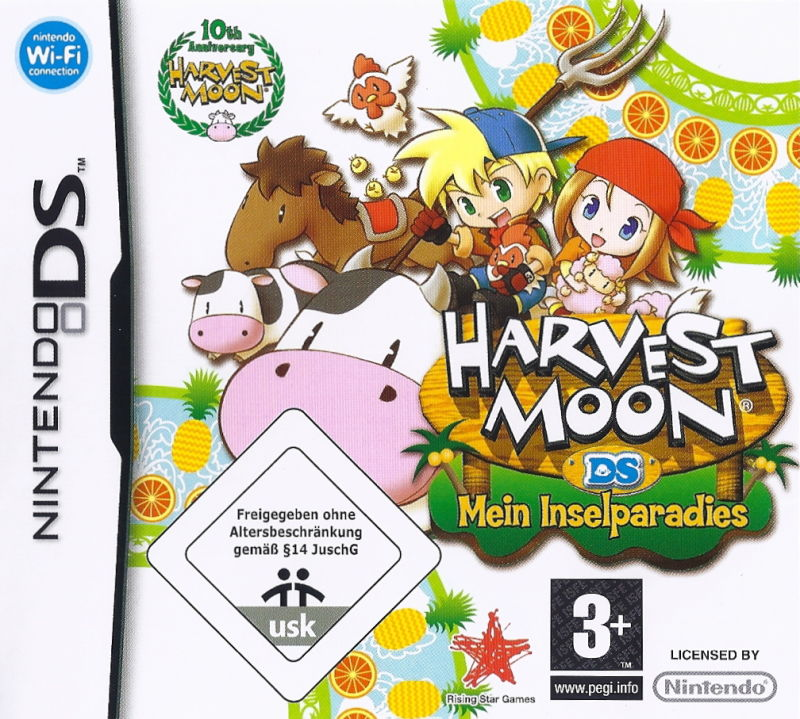 Harvest Moon Ds - Island Of Happiness — box-2D (DE)
