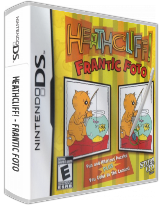 Heathcliff! - Frantic Foto — box-3D (US)