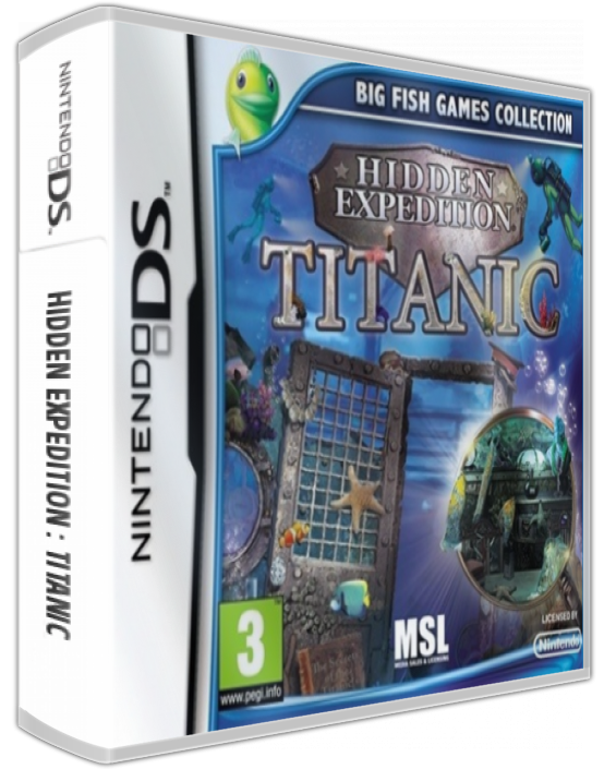 Hidden Expedition - Titanic — box-3D (EU)