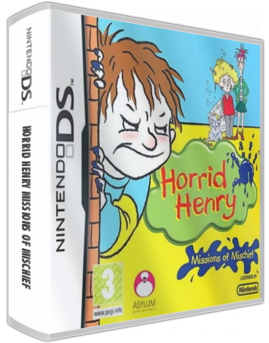 Horrid Henry Missions Of Mischief — box-3D (EU)