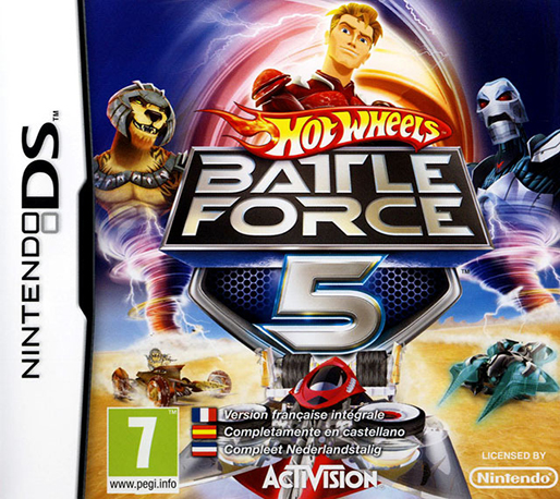 Hot Wheels - Battle Force 5 — box-2D (FR)