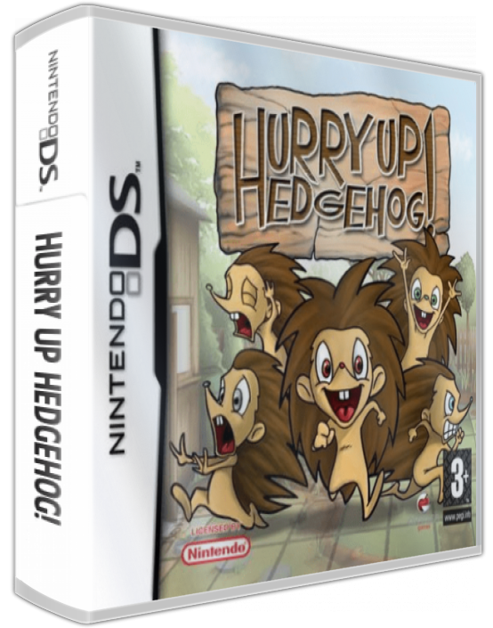 Hurry Up Hedgehog! — box-3D (EU)