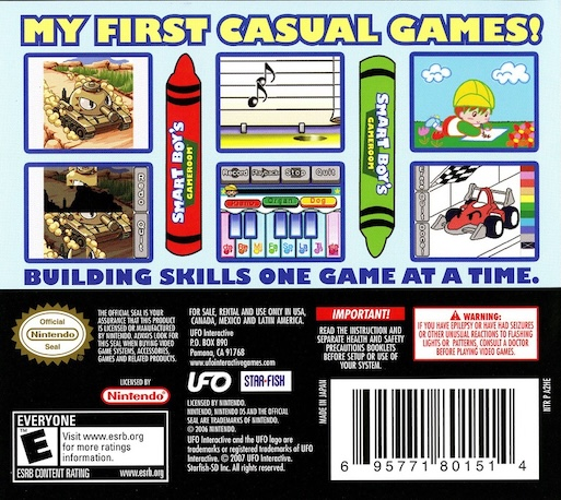 Smart Boy's Gameroom — box-2D-back (US)