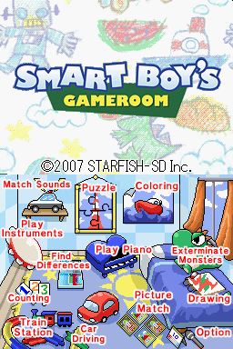 Smart Boy's Gameroom — sstitle (WOR)