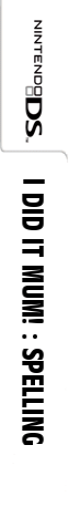 I Did It Mum! - Spelling — box-2D-side (EU)