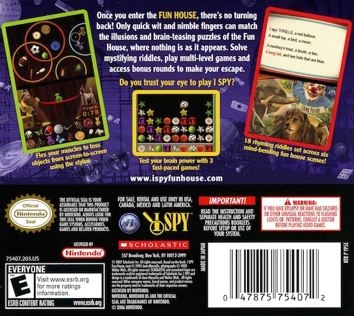 I Spy Fun House — box-2D-back (US)