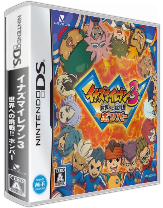 Inazuma Eleven 3 - Bomber — box-3D (JP)