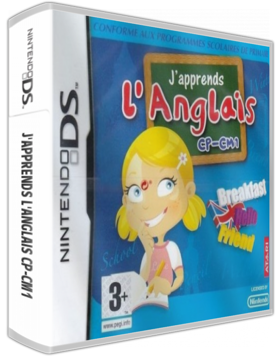 J'apprends L'anglais Cp-cm1 — box-3D (FR)