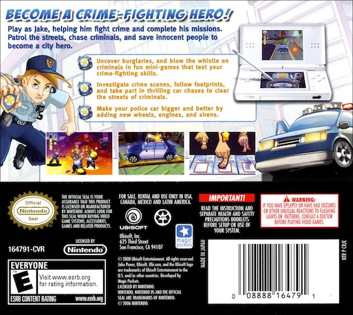 Sam Power - Policeman — box-2D-back (US)