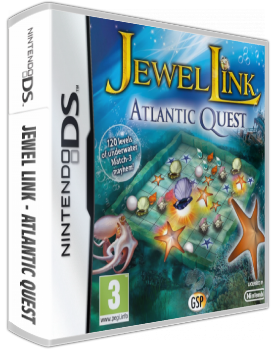 Jewel Link - Atlantic Quest — box-3D (EU)