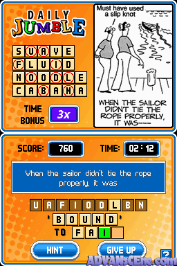Jumble Madness — ss (WOR)