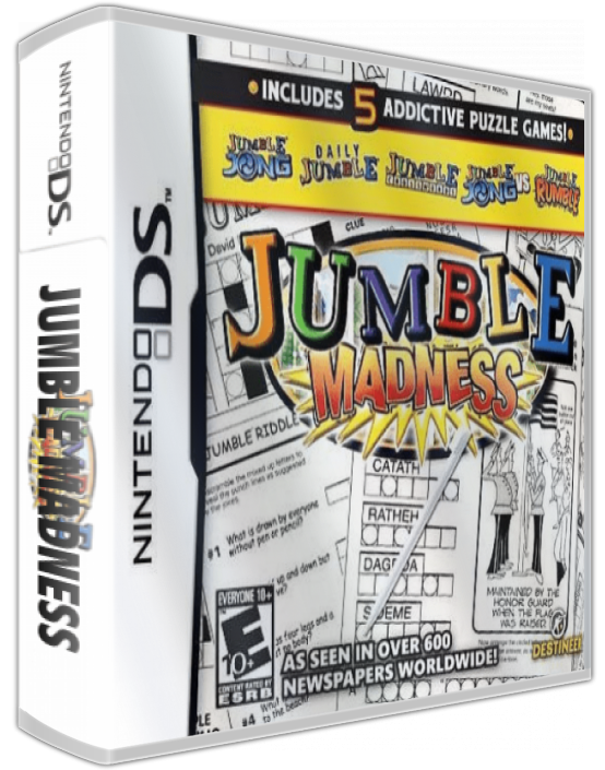 Jumble Madness — box-3D (US)