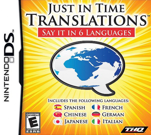 Just In Time Translations - Say It In 6 Languages box art